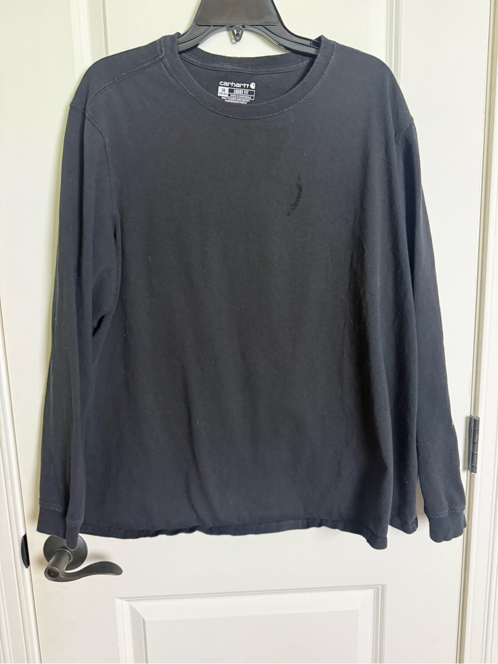 Carhartt Long-Sleeve Crewneck Shirt - Black